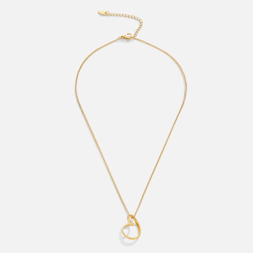 Collier Cœur Torsadé